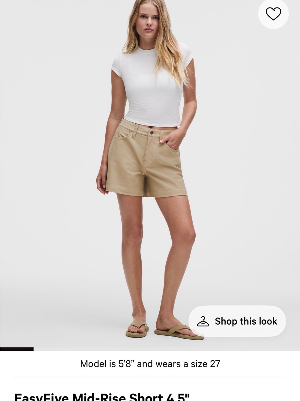 EasyFive Mid-Rise Women's Shorts 4.5 inch